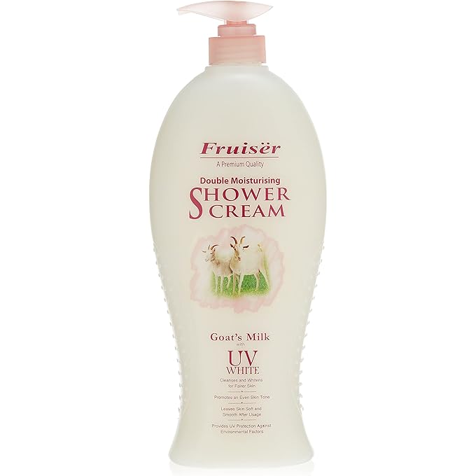 فرويزر كريم الدش حليب الماعز مع UV White، 1000 مل